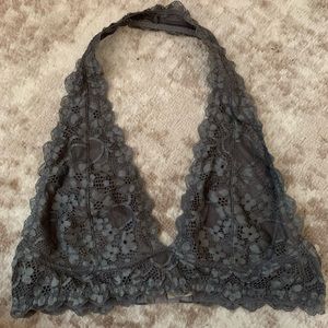 Free People Lace Halter Bralette